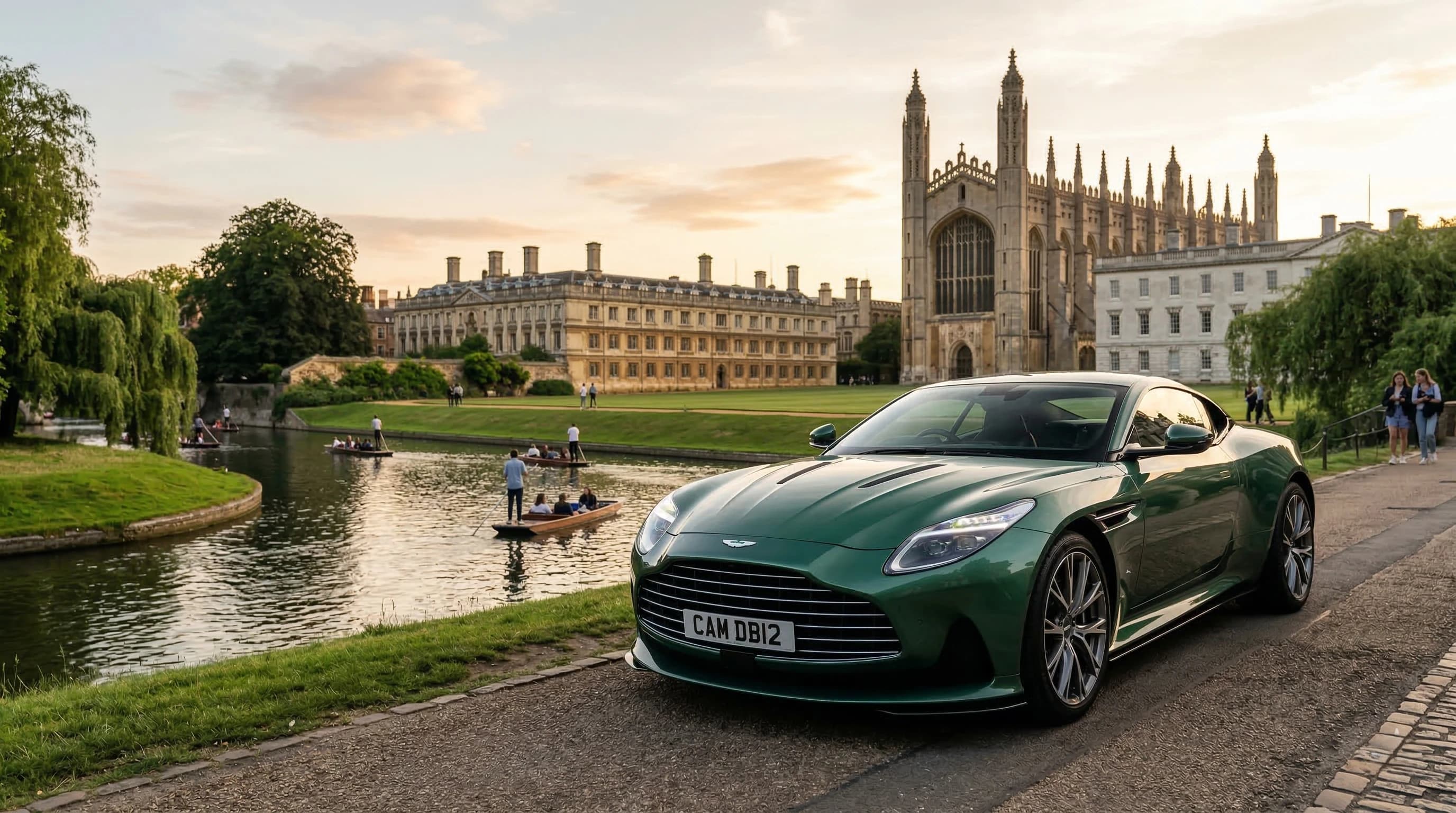 Luxury supercar hire in Cambridge — self-drive, chauffeur, and wedding car rental