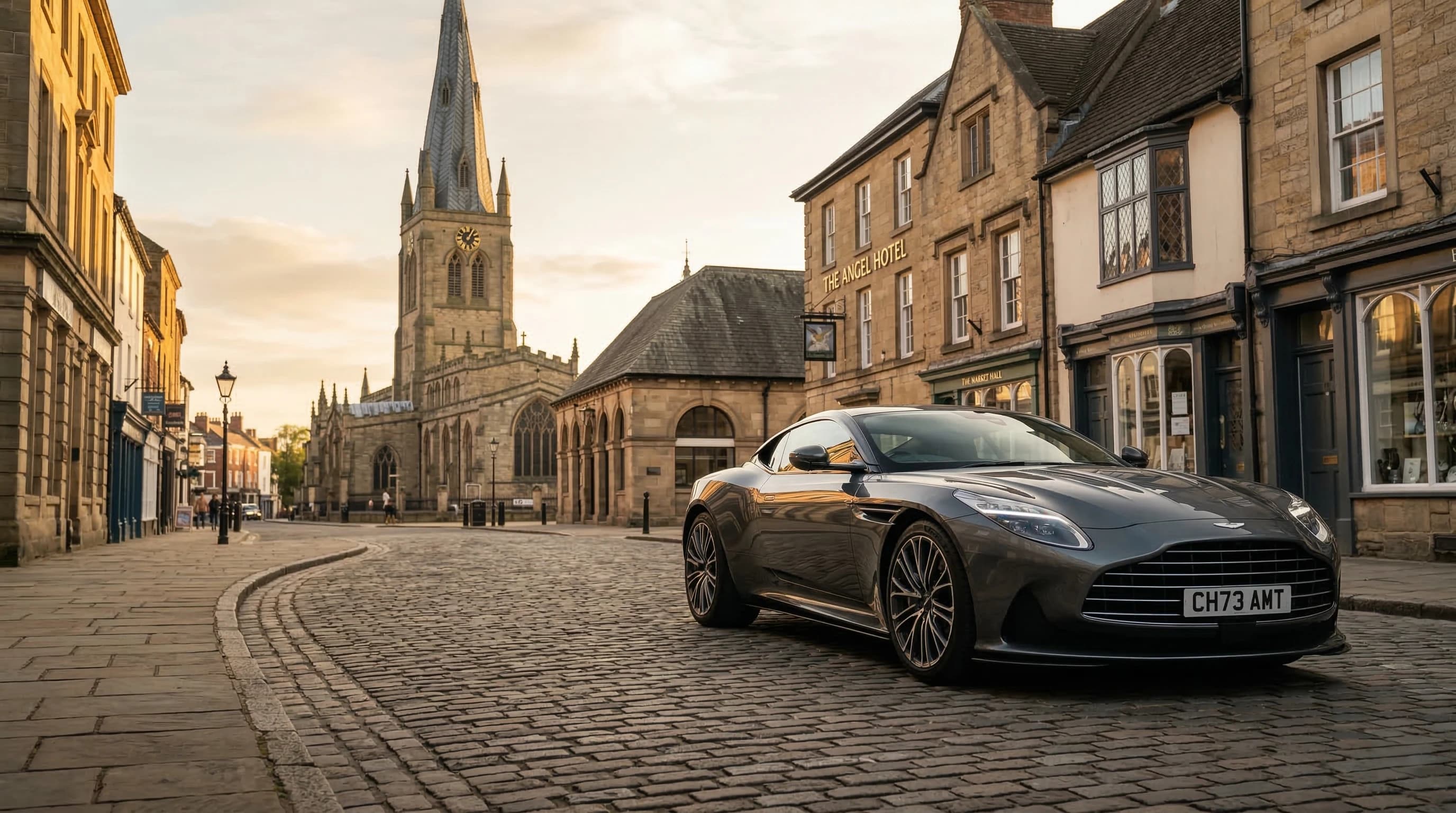 Luxury supercar hire in Chesterfield — self-drive, chauffeur, and wedding car rental