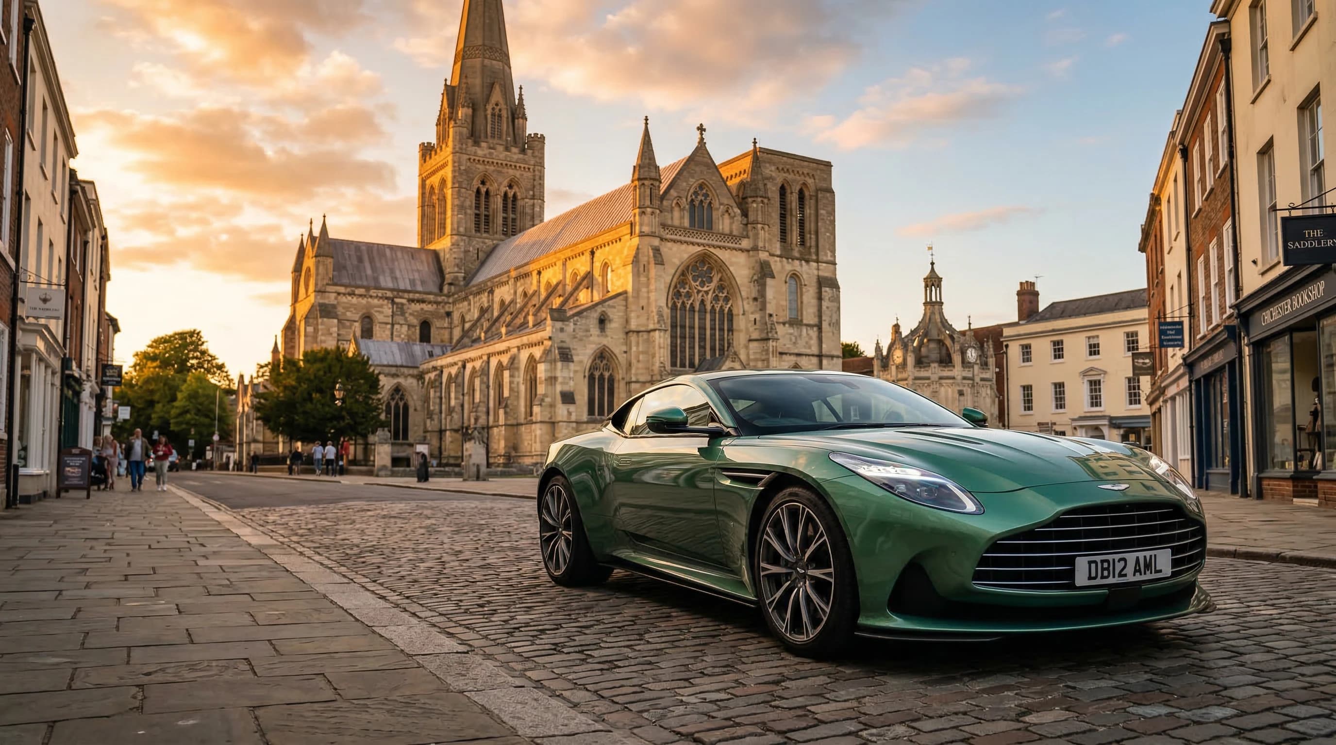 Luxury supercar hire in Chichester — self-drive, chauffeur, and wedding car rental