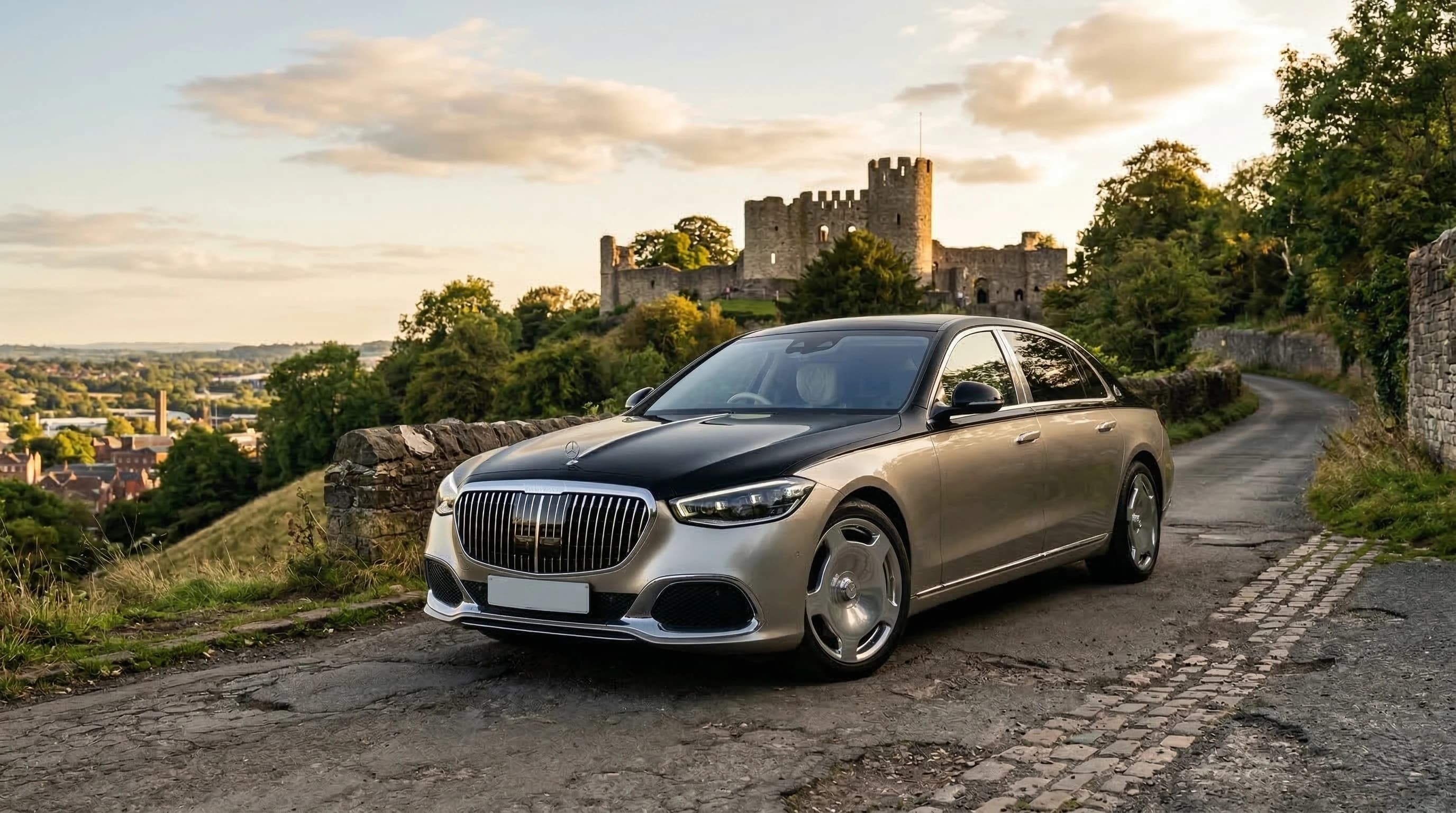 Luxury supercar hire in Dudley — self-drive, chauffeur, and wedding car rental