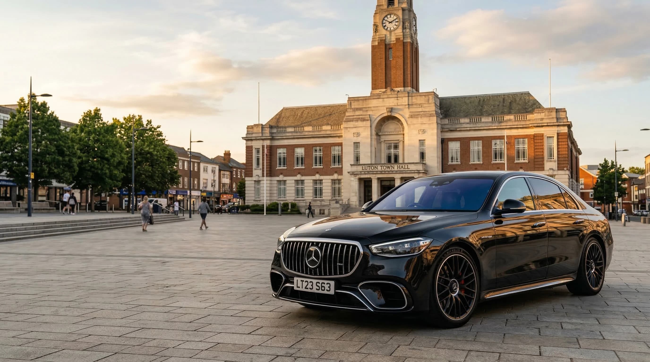 Luxury supercar hire in Luton — self-drive, chauffeur, and wedding car rental