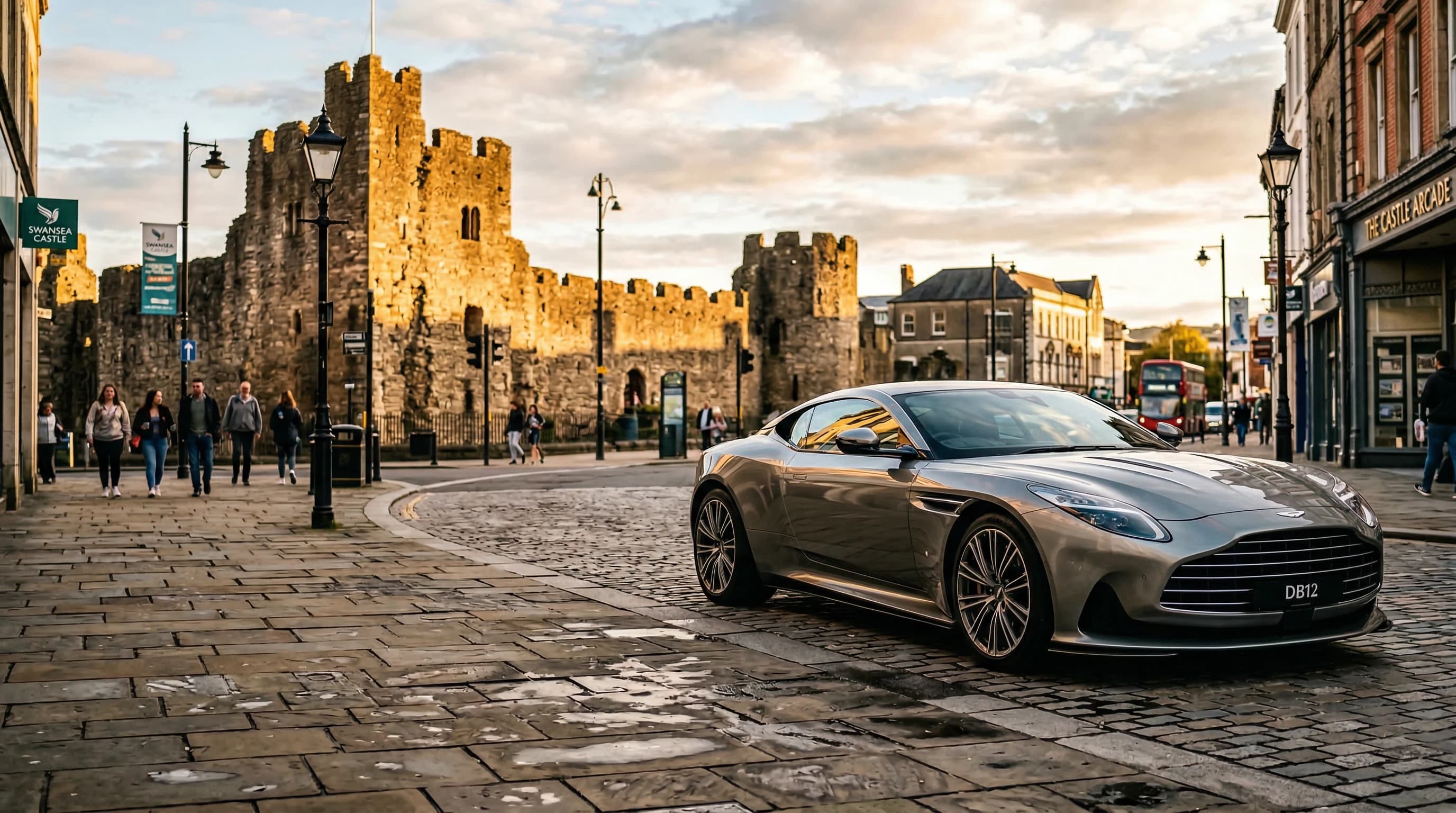 Luxury supercar hire in Swansea — self-drive, chauffeur, and wedding car rental