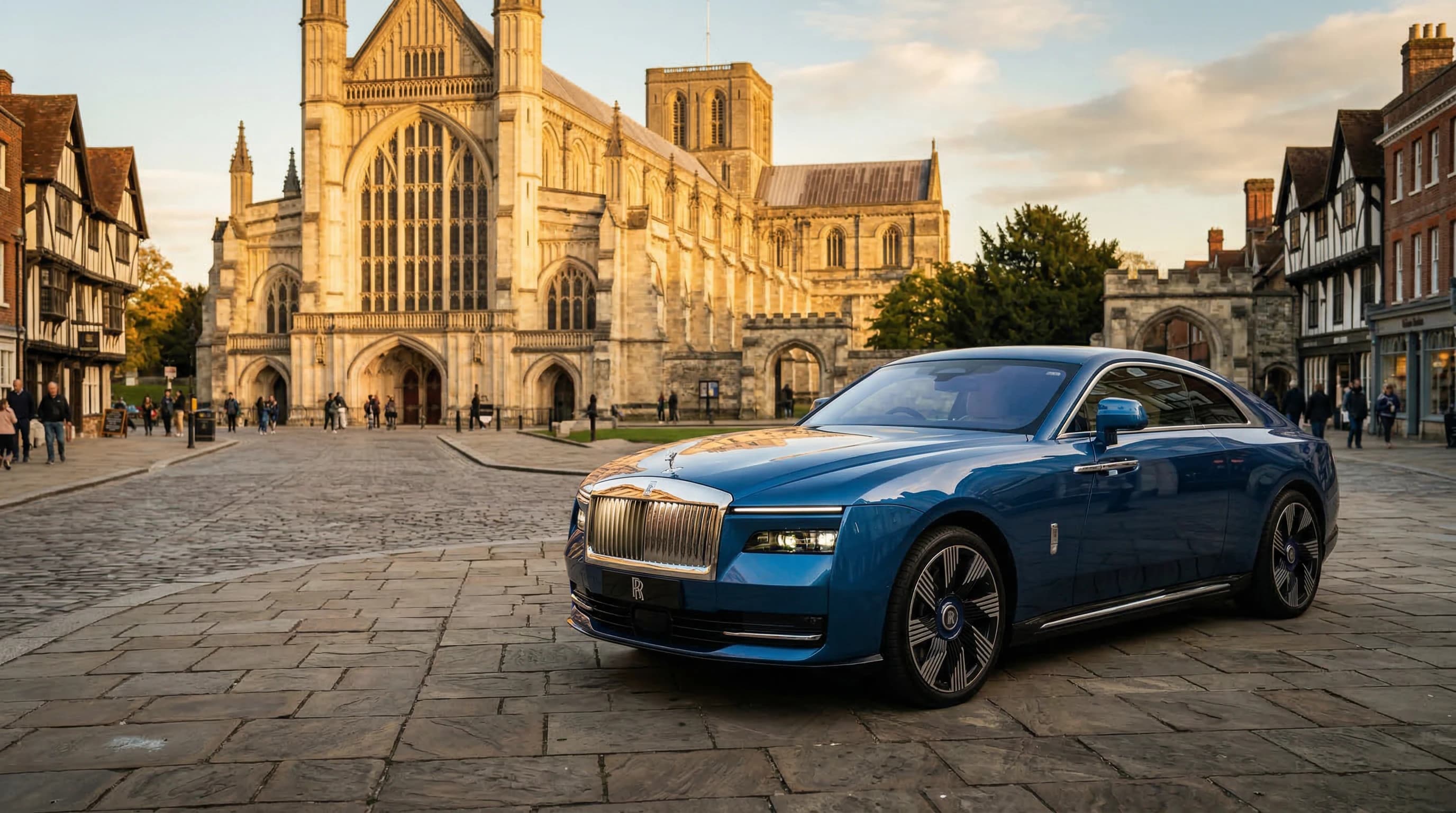 Luxury supercar hire in Winchester — self-drive, chauffeur, and wedding car rental