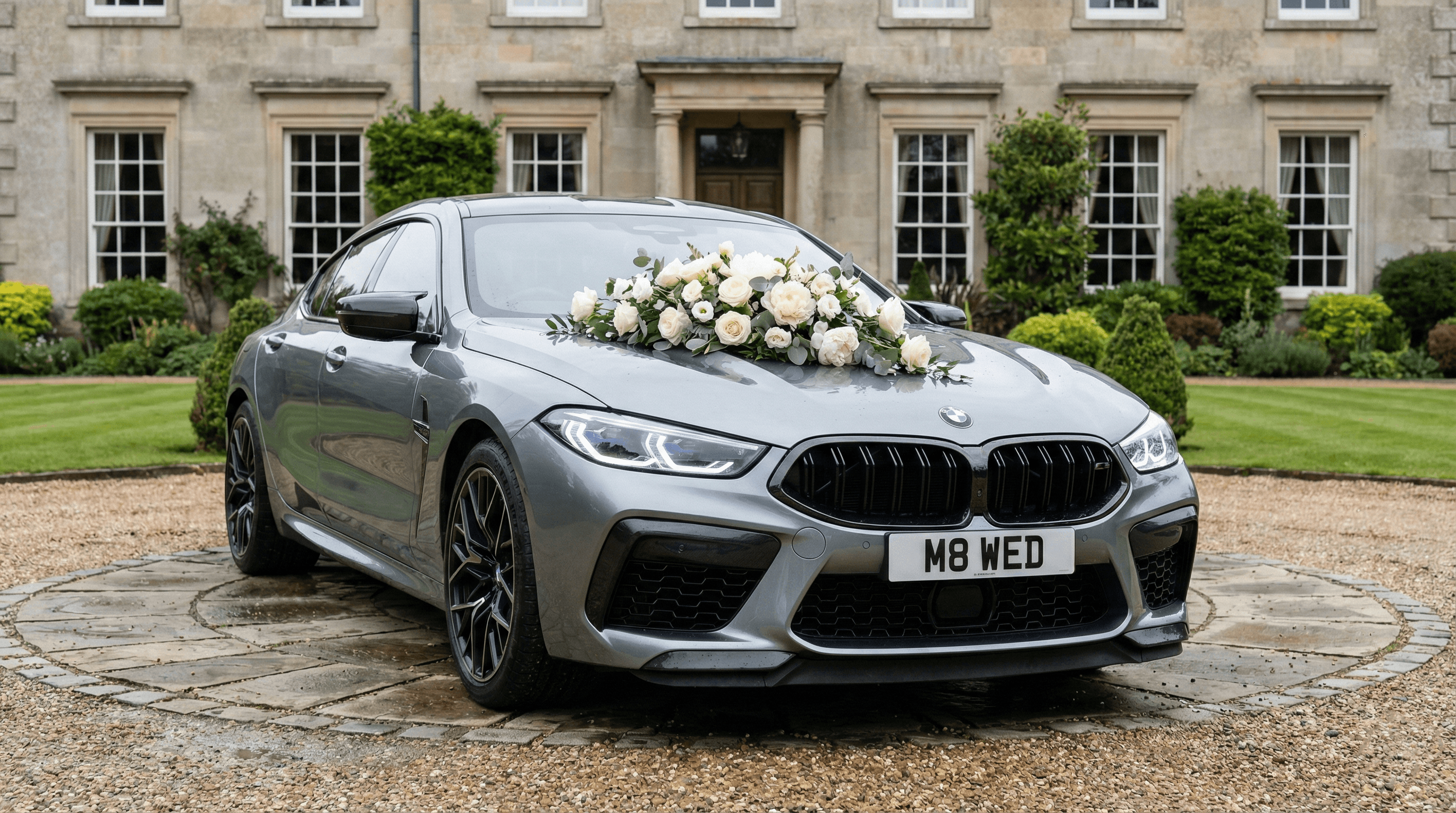 BMW M4 as a wedding car