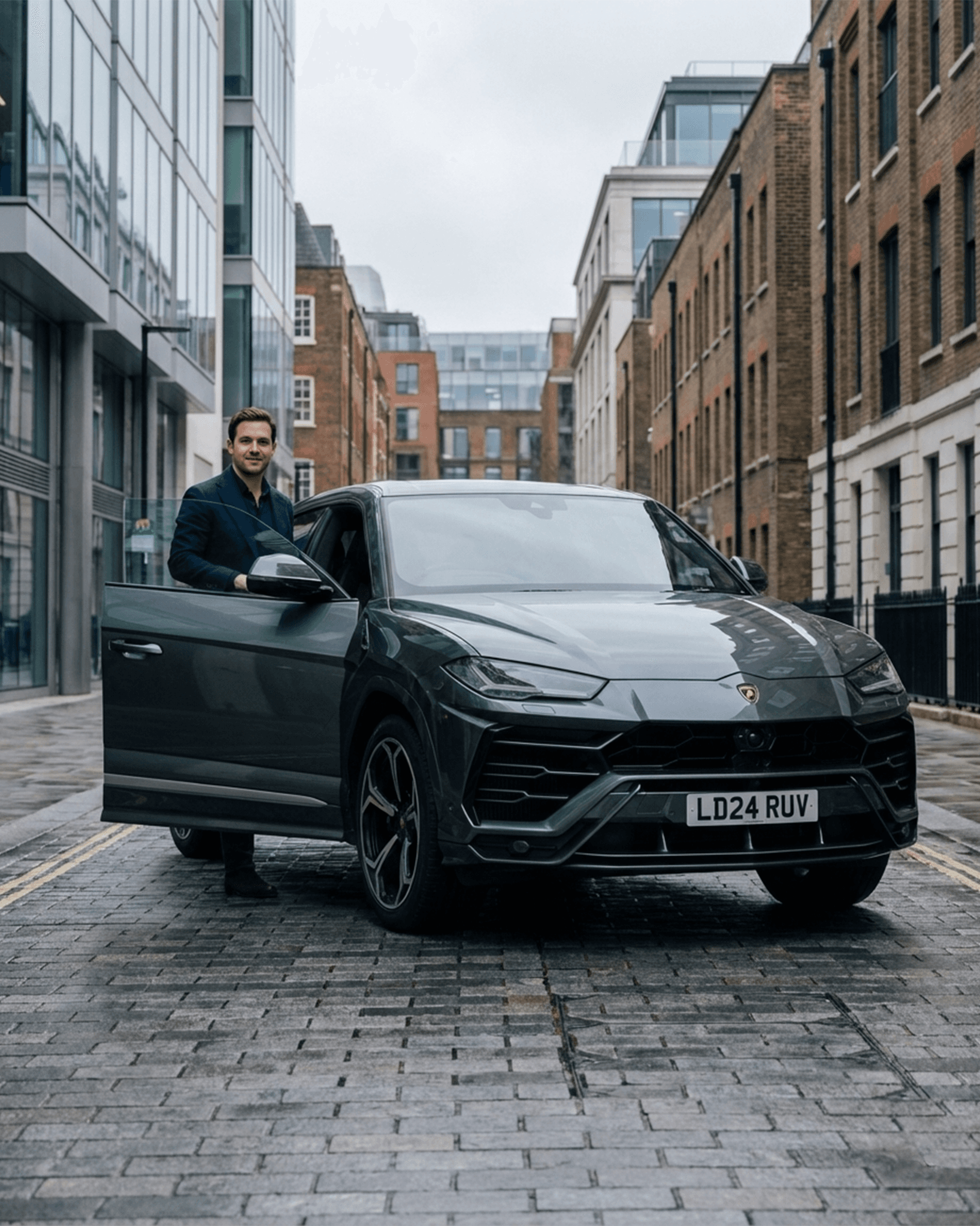 Luxury vehicle showcase