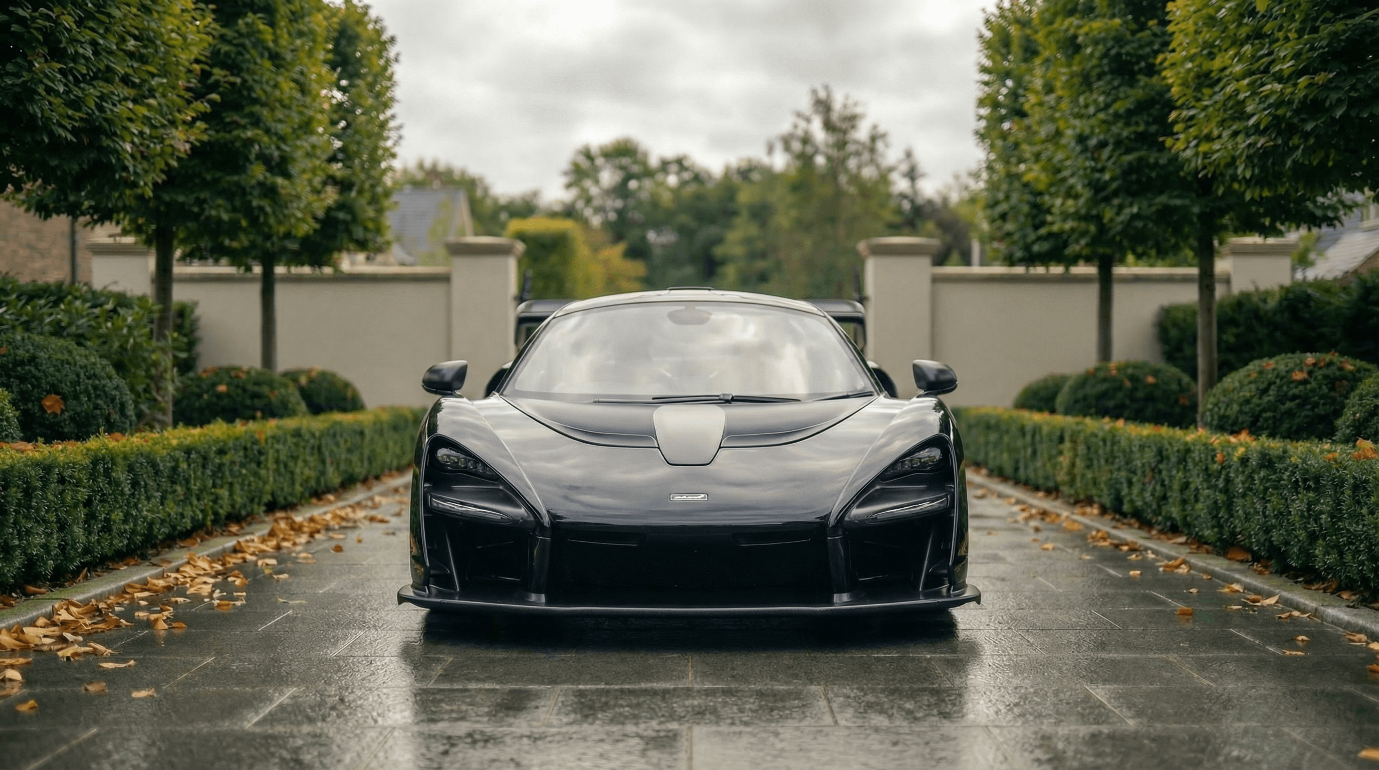 McLaren Senna front view - supercar hire UK
