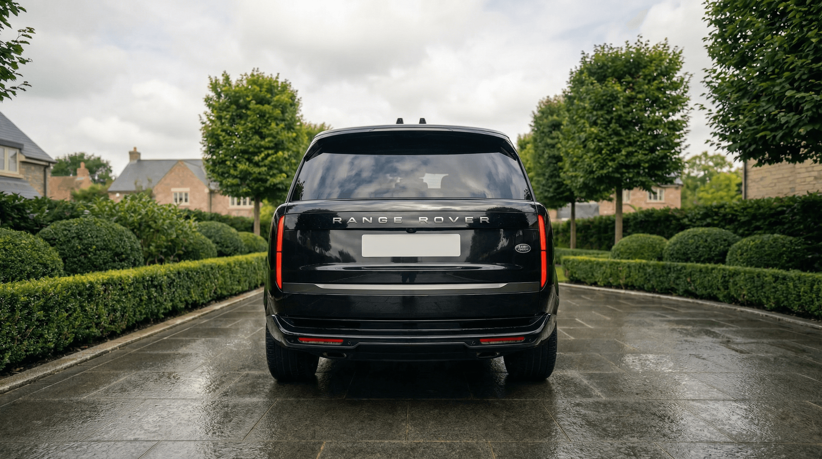 Range Rover Autobiography back view - supercar hire UK