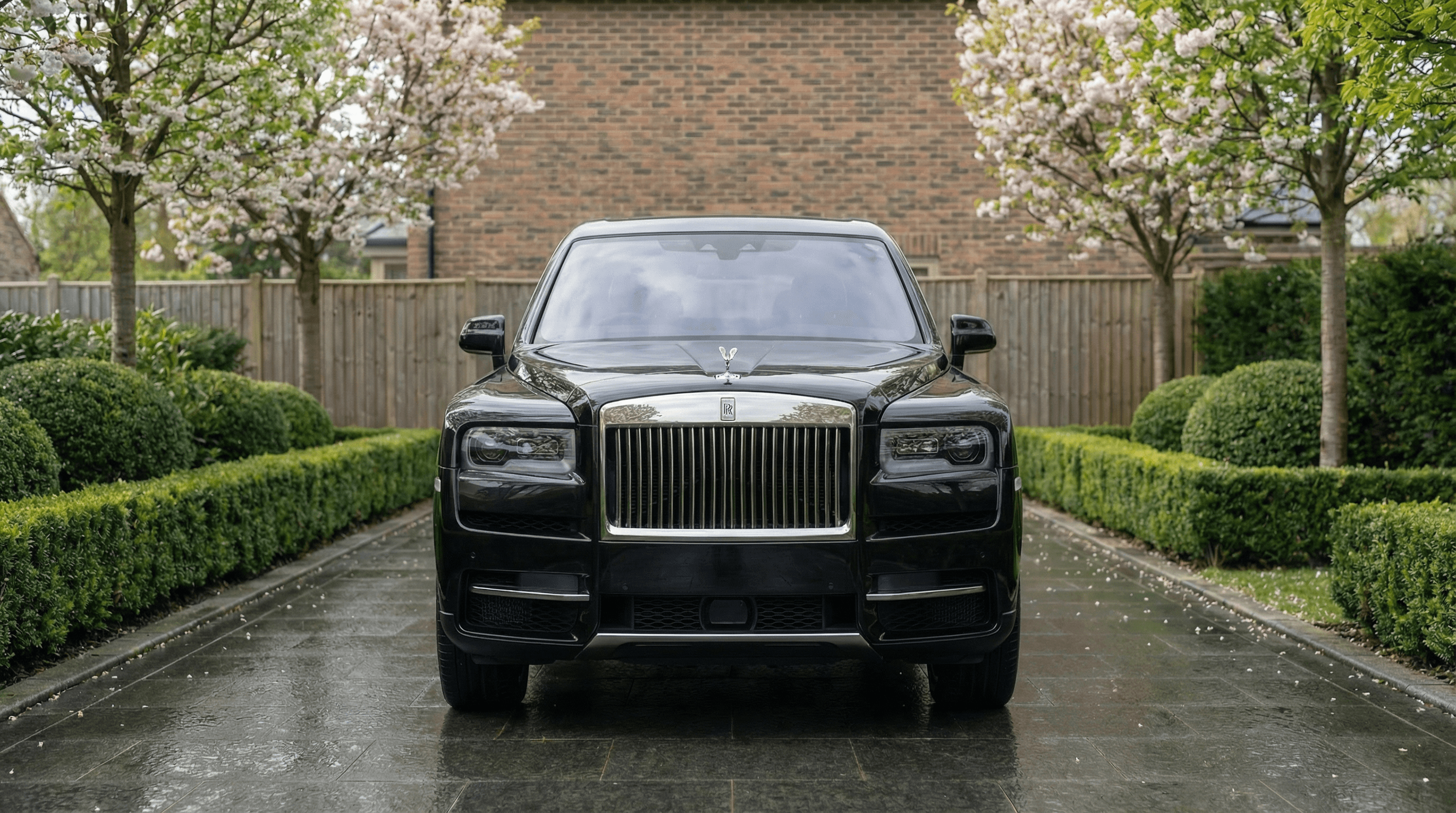 Rolls-Royce Cullinan front view - supercar hire UK