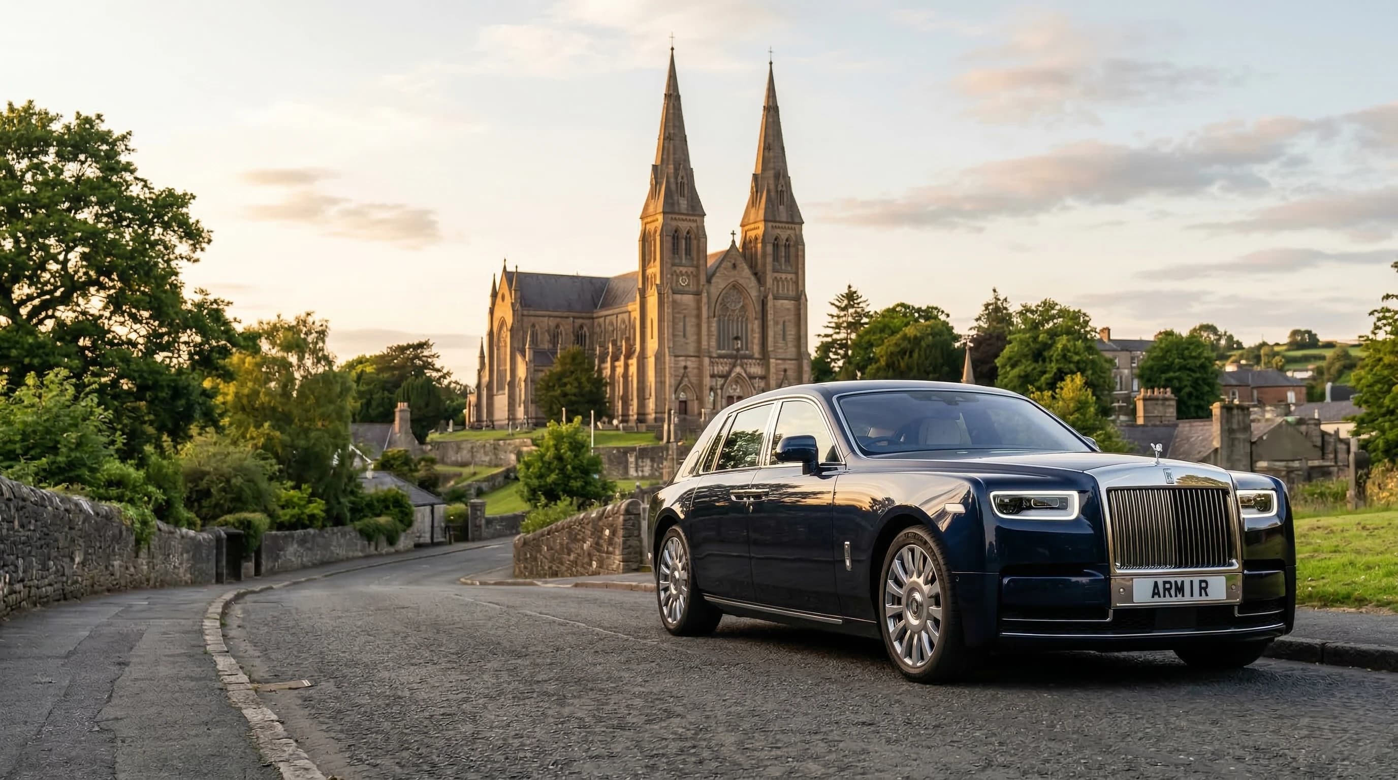 Luxury supercar hire in Armagh — self-drive, chauffeur, and wedding car rental