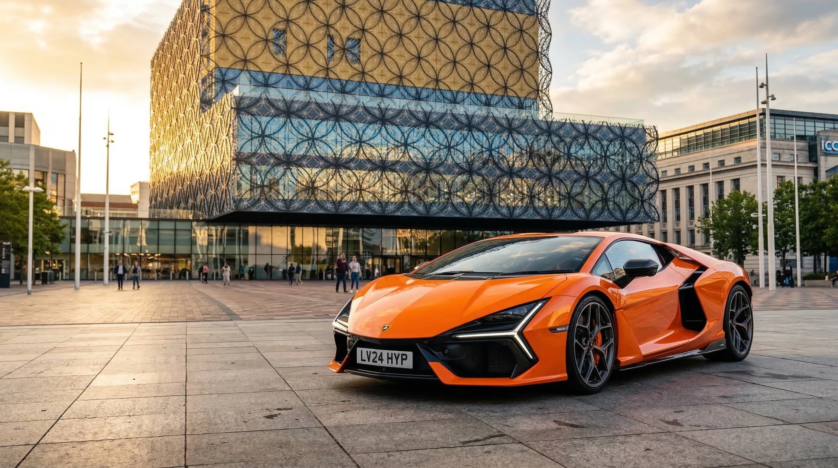 Luxury supercar hire in Birmingham — self-drive, chauffeur, and wedding car rental