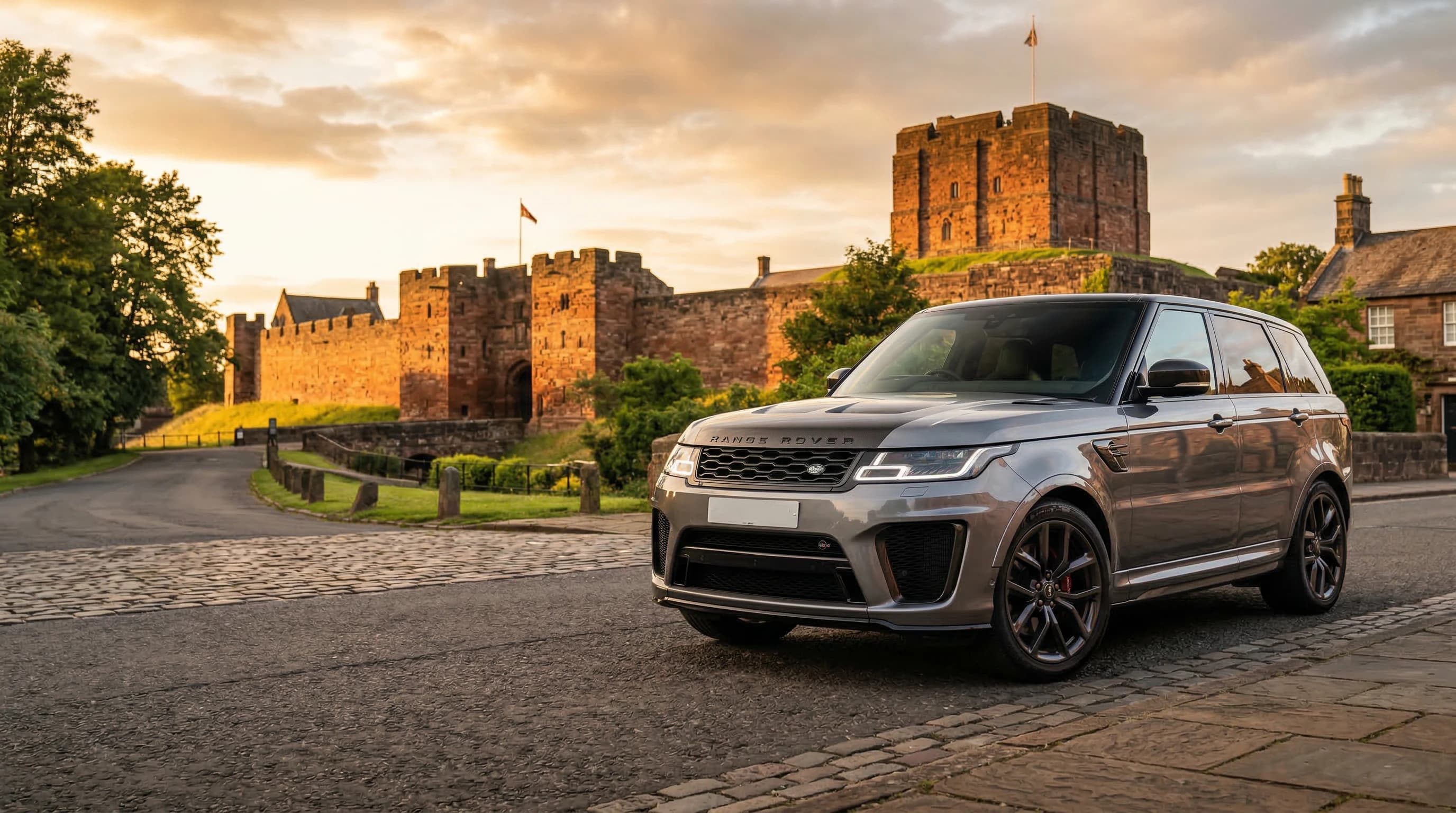 Luxury supercar hire in Carlisle — self-drive, chauffeur, and wedding car rental