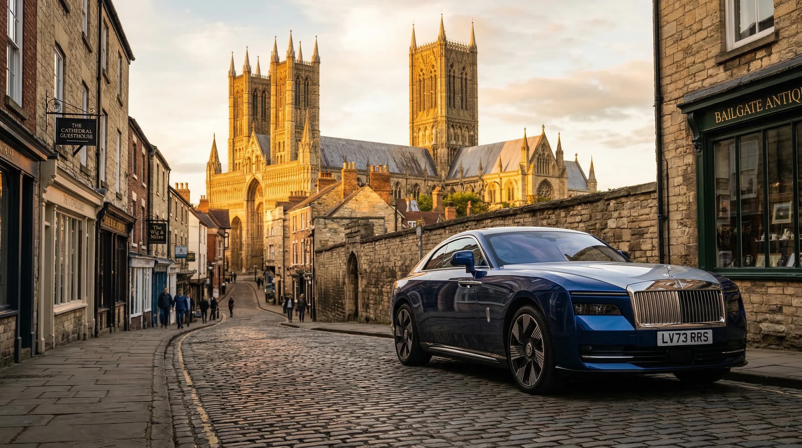 Luxury supercar hire in Lincoln — self-drive, chauffeur, and wedding car rental