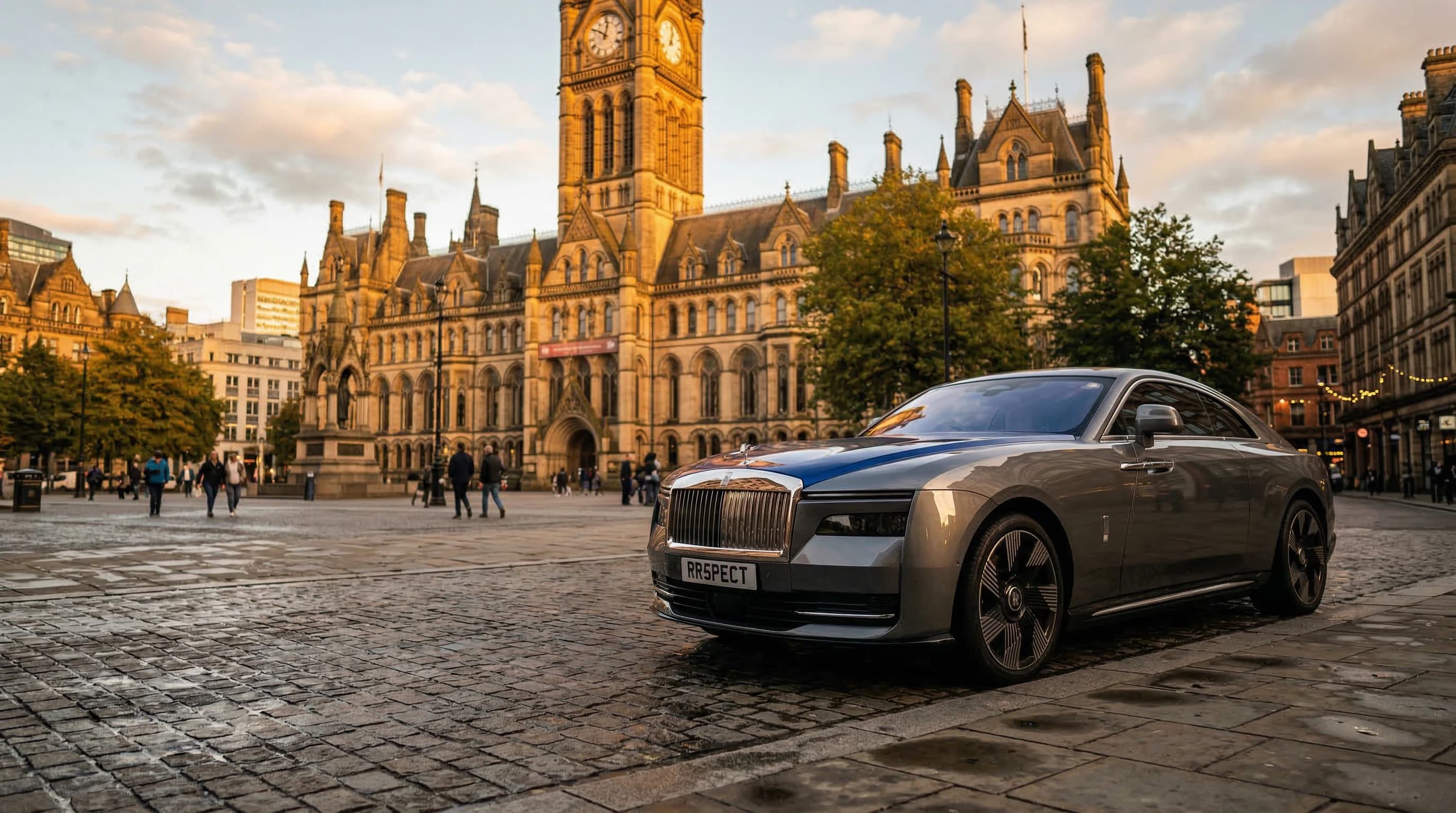 Luxury supercar hire in Manchester — self-drive, chauffeur, and wedding car rental