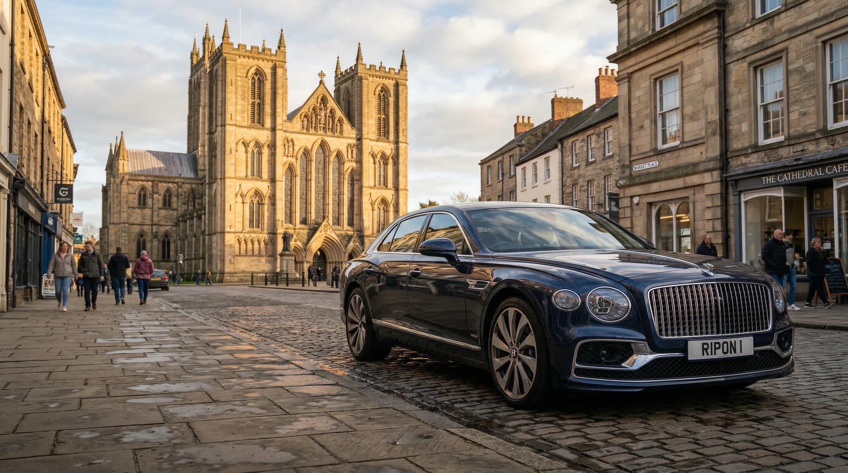 Luxury supercar hire in Ripon — self-drive, chauffeur, and wedding car rental