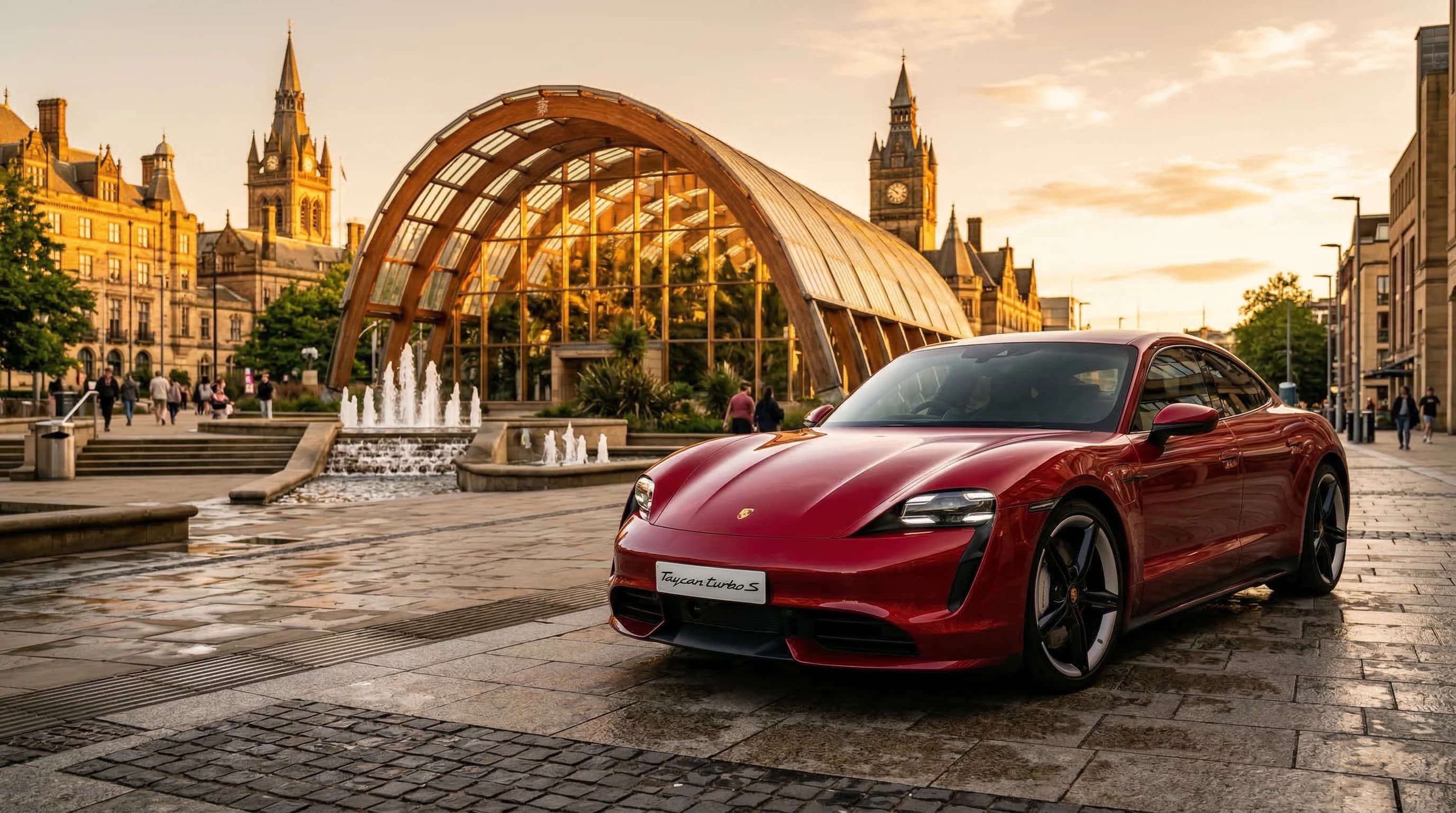 Luxury supercar hire in Sheffield — self-drive, chauffeur, and wedding car rental