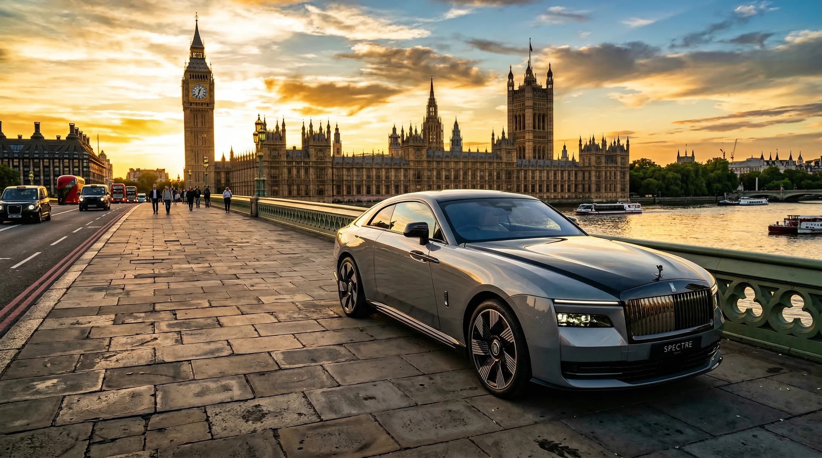 Luxury supercar hire in Westminster — self-drive, chauffeur, and wedding car rental