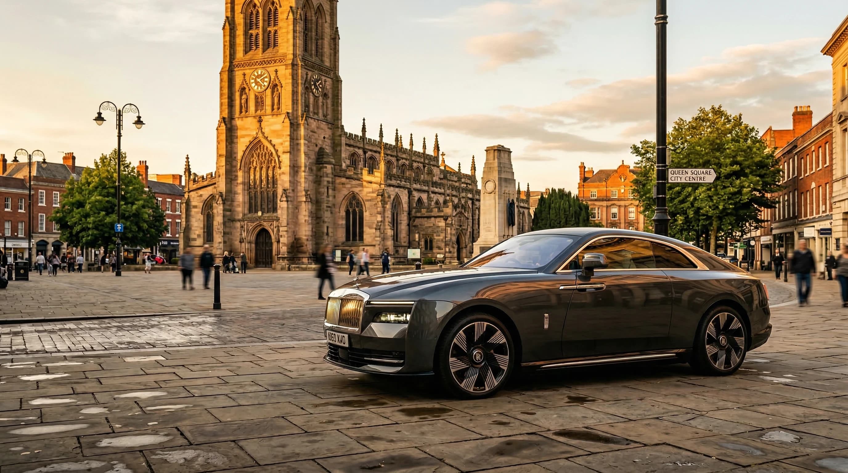 Luxury supercar hire in Wolverhampton — self-drive, chauffeur, and wedding car rental