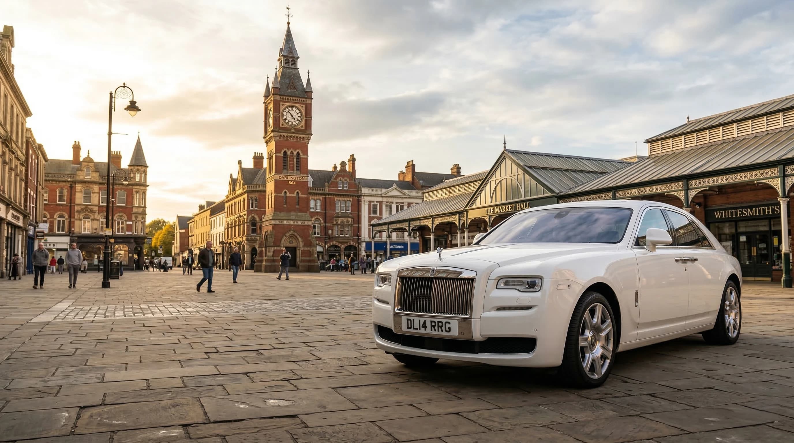 Luxury supercar hire in Darlington — self-drive, chauffeur, and wedding car rental