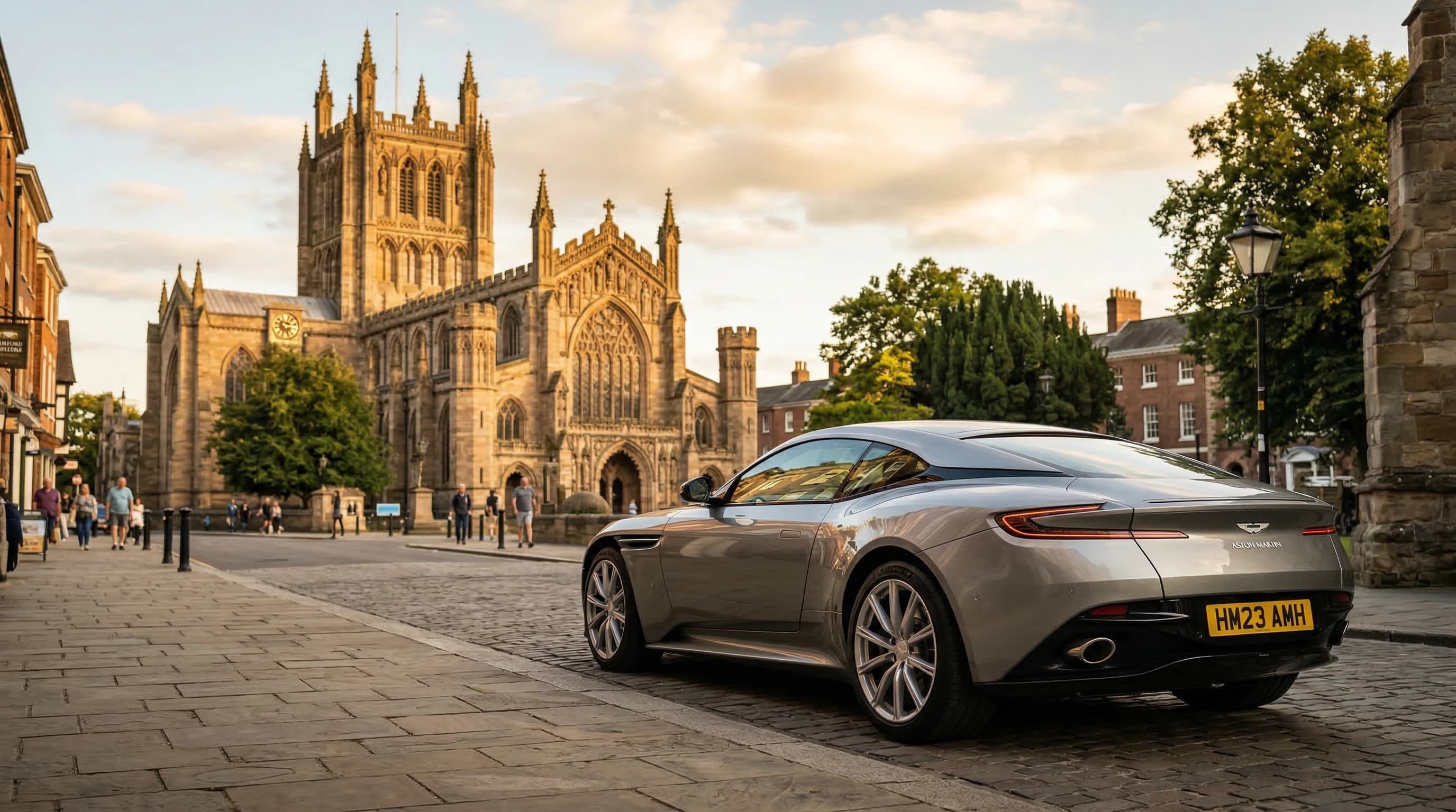 Luxury supercar hire in Hereford — self-drive, chauffeur, and wedding car rental