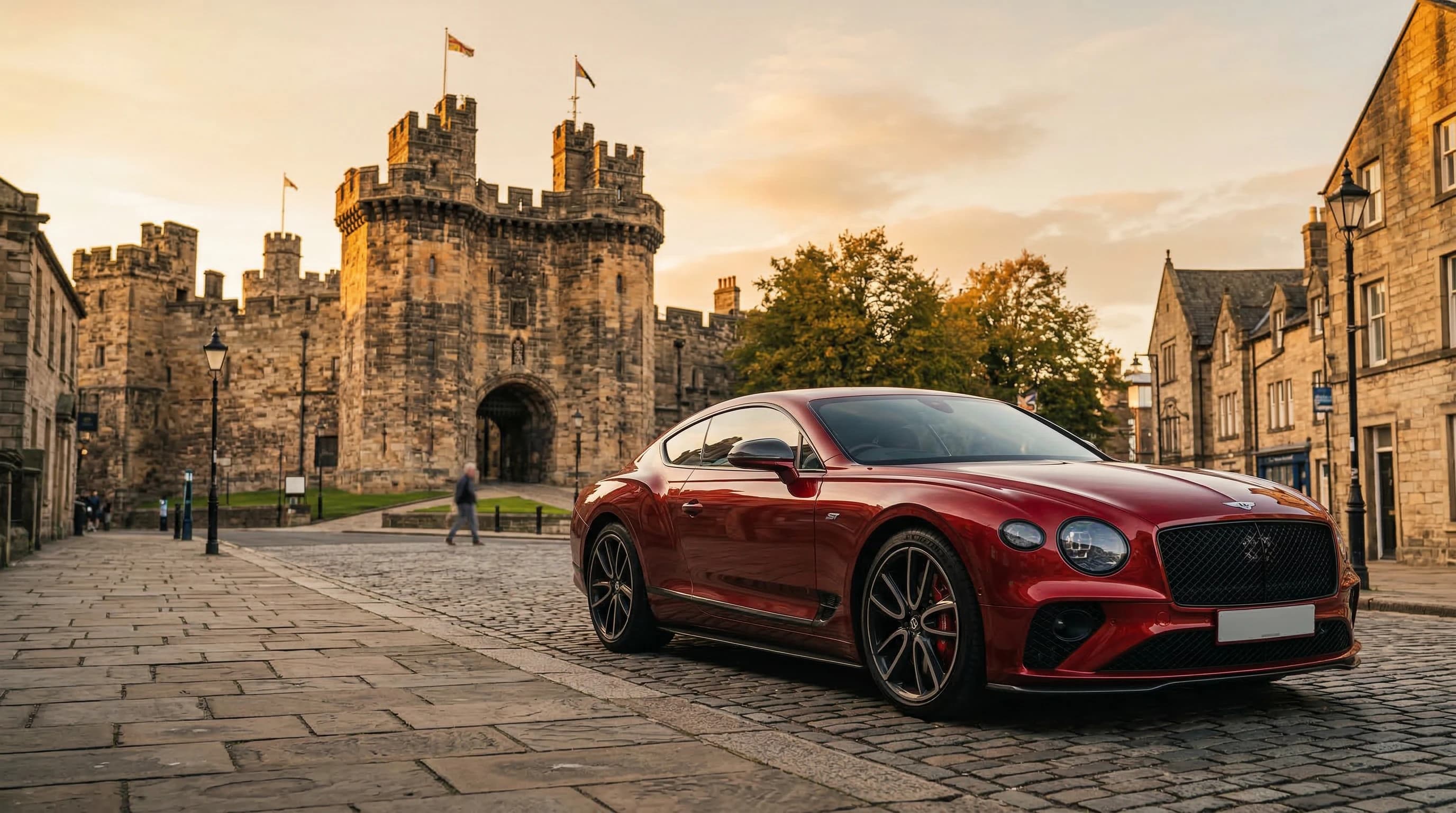Luxury supercar hire in Lancaster — self-drive, chauffeur, and wedding car rental