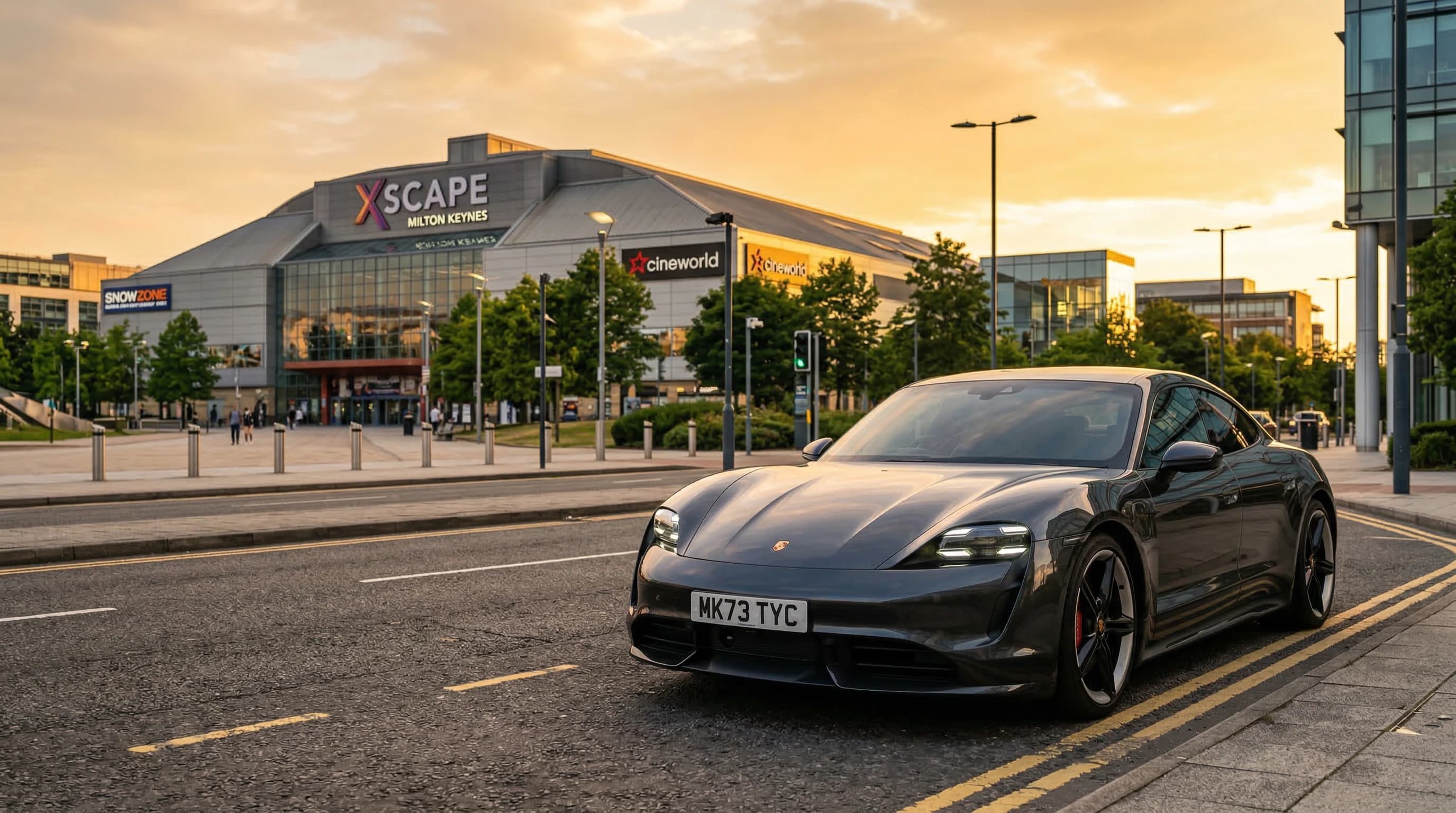 Luxury supercar hire in Milton Keynes — self-drive, chauffeur, and wedding car rental
