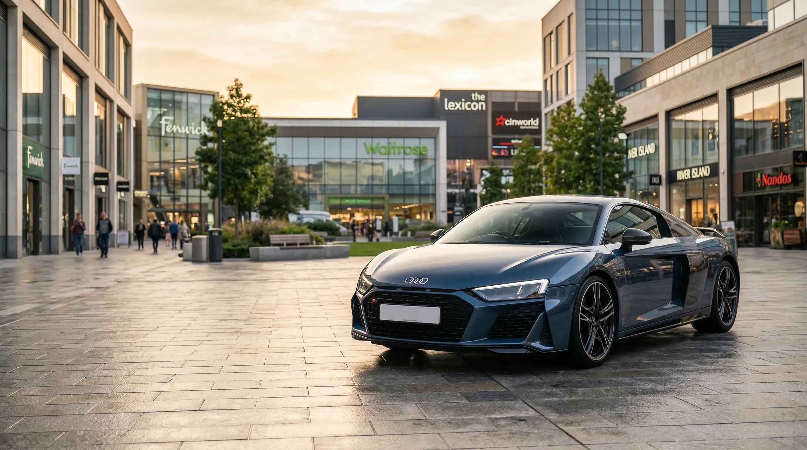 Luxury supercar hire in Bracknell — self-drive, chauffeur, and wedding car rental