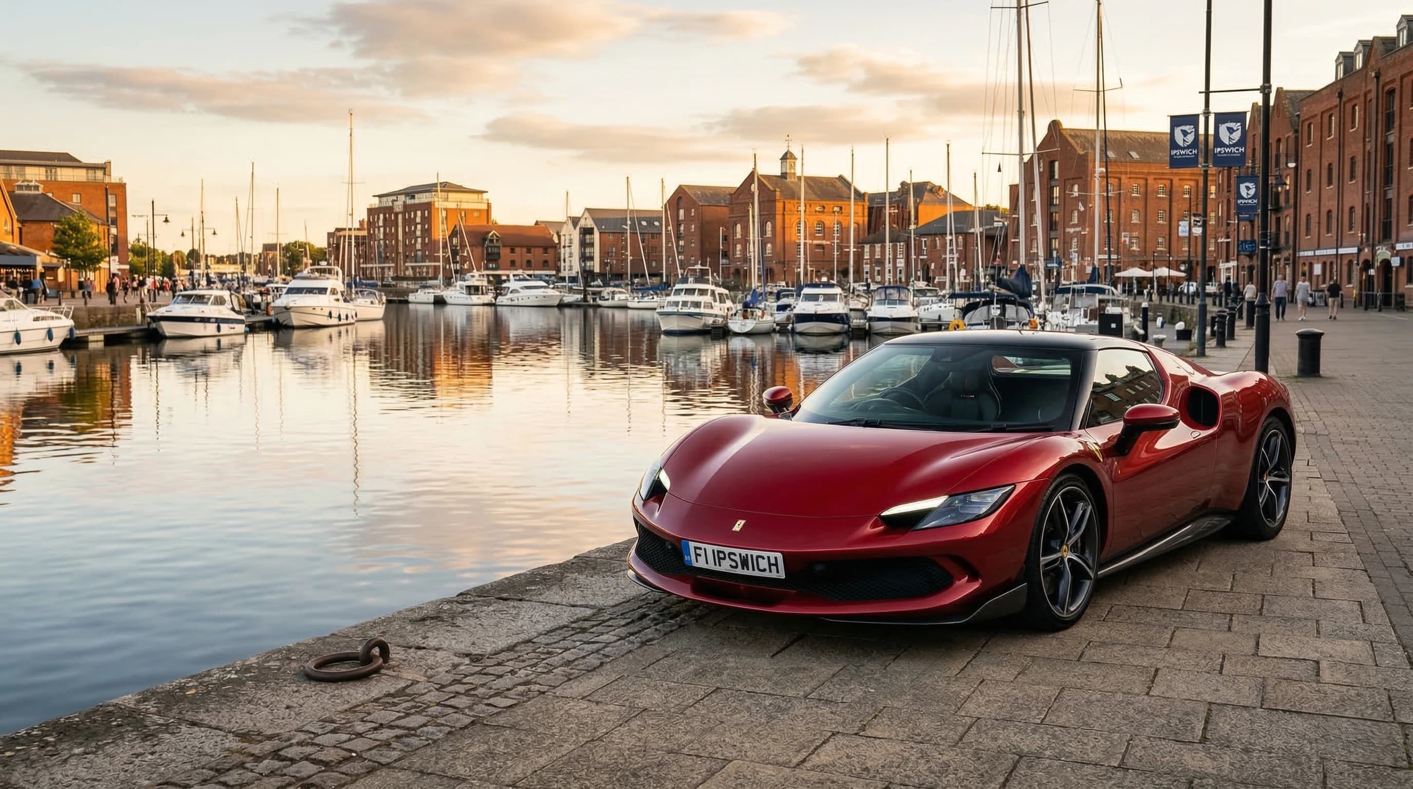 Luxury supercar hire in Ipswich — self-drive, chauffeur, and wedding car rental