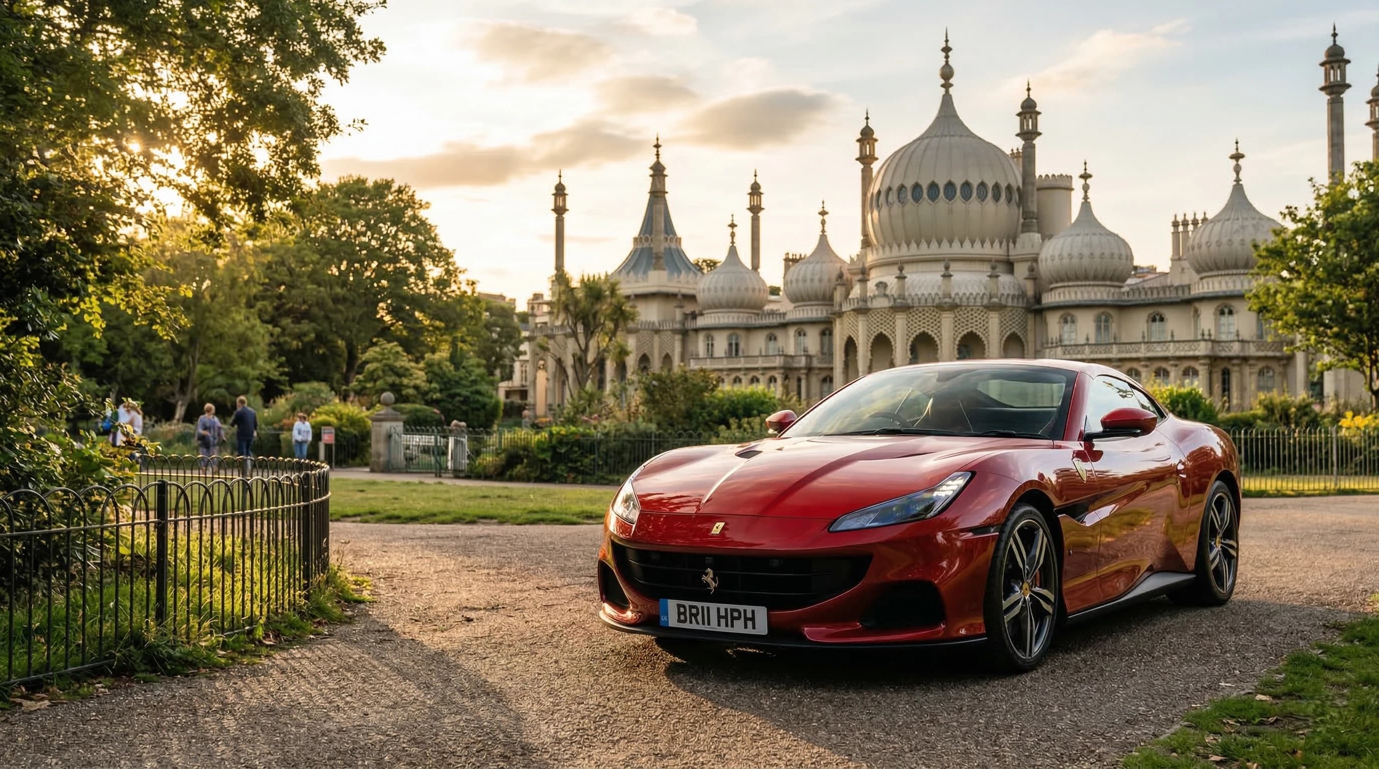 Luxury supercar hire in Brighton & Hove — self-drive, chauffeur, and wedding car rental