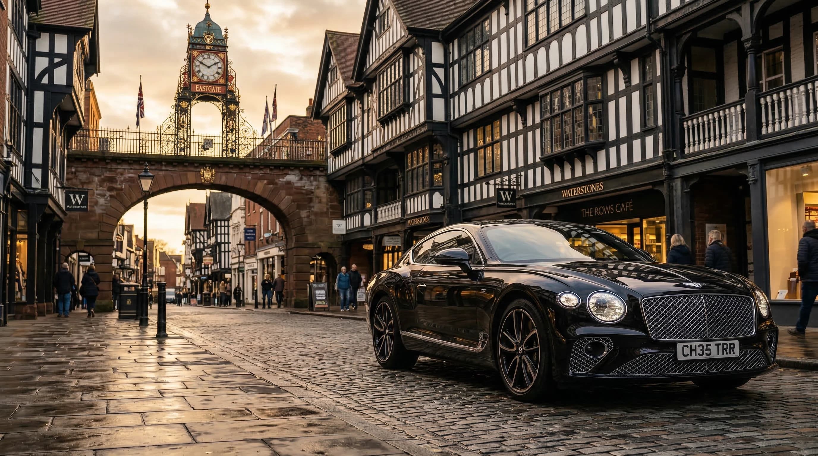 Luxury supercar hire in Chester — self-drive, chauffeur, and wedding car rental