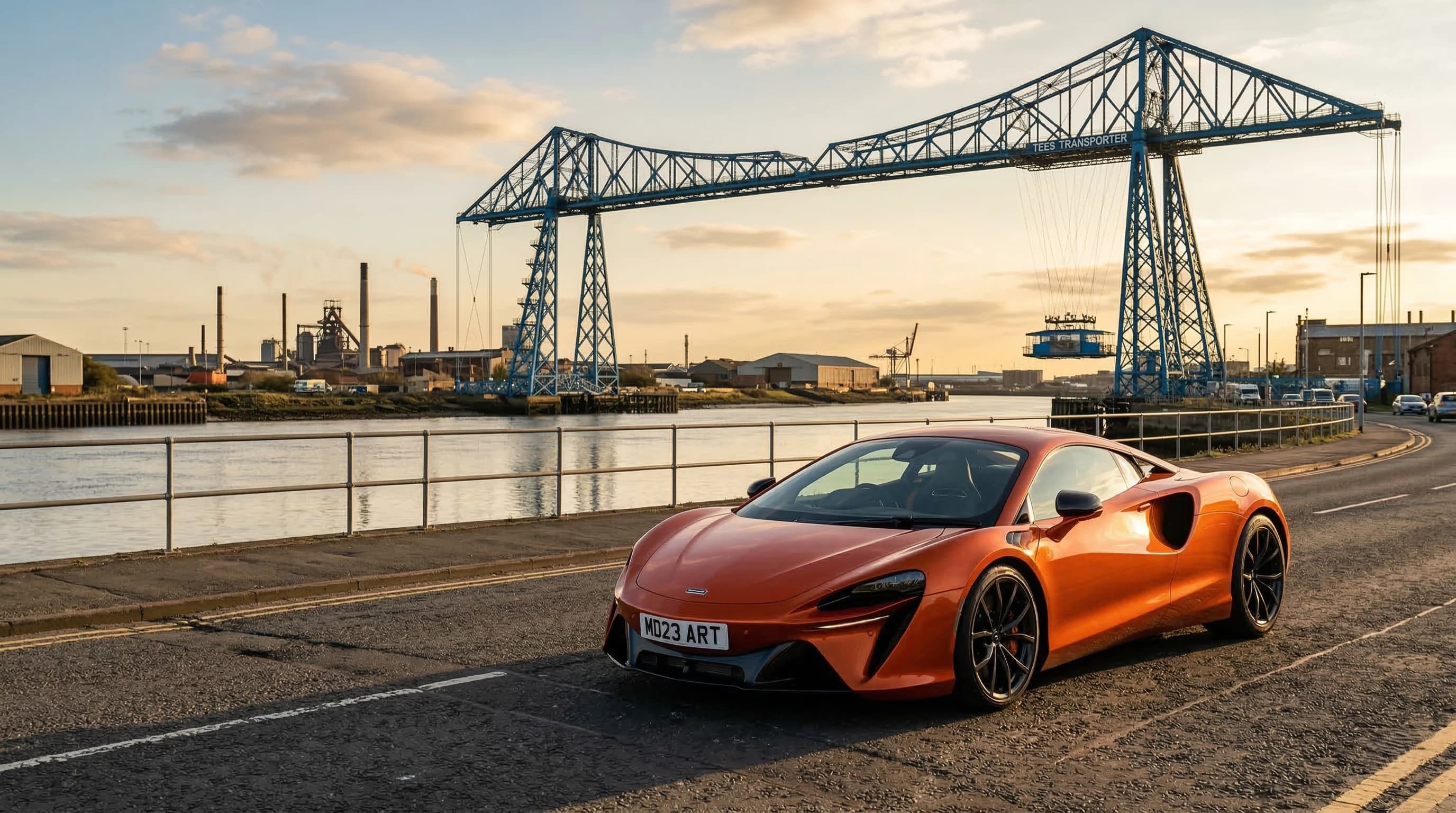 Luxury supercar hire in Middlesbrough — self-drive, chauffeur, and wedding car rental