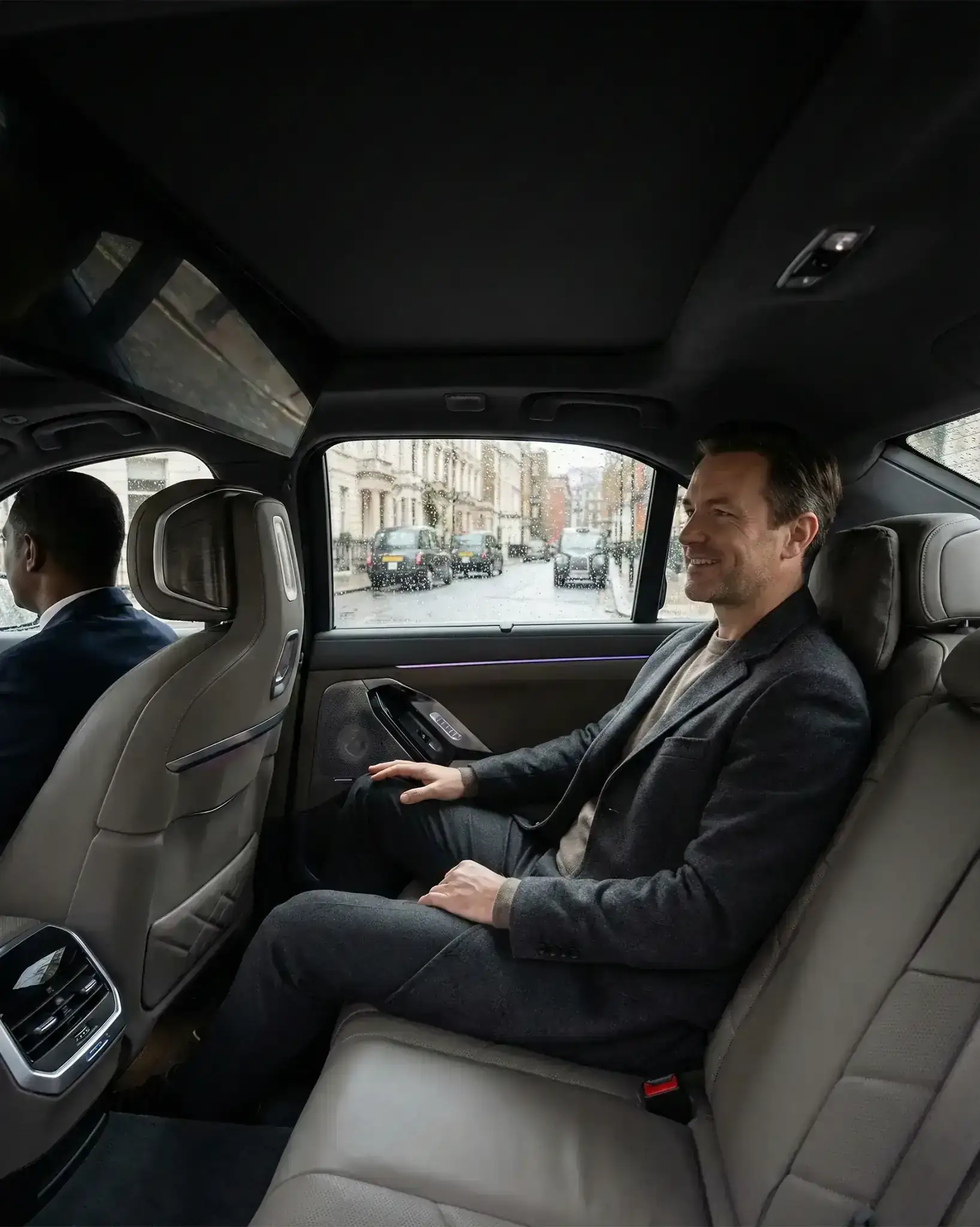 Chauffeur Car Hire in Slough — Rolls-Royce Phantom and Bentley Flying Spur chauffeur service for Heathrow Airport transfers, corporate events at Ditton Manor, and Royal Ascot hospitality.