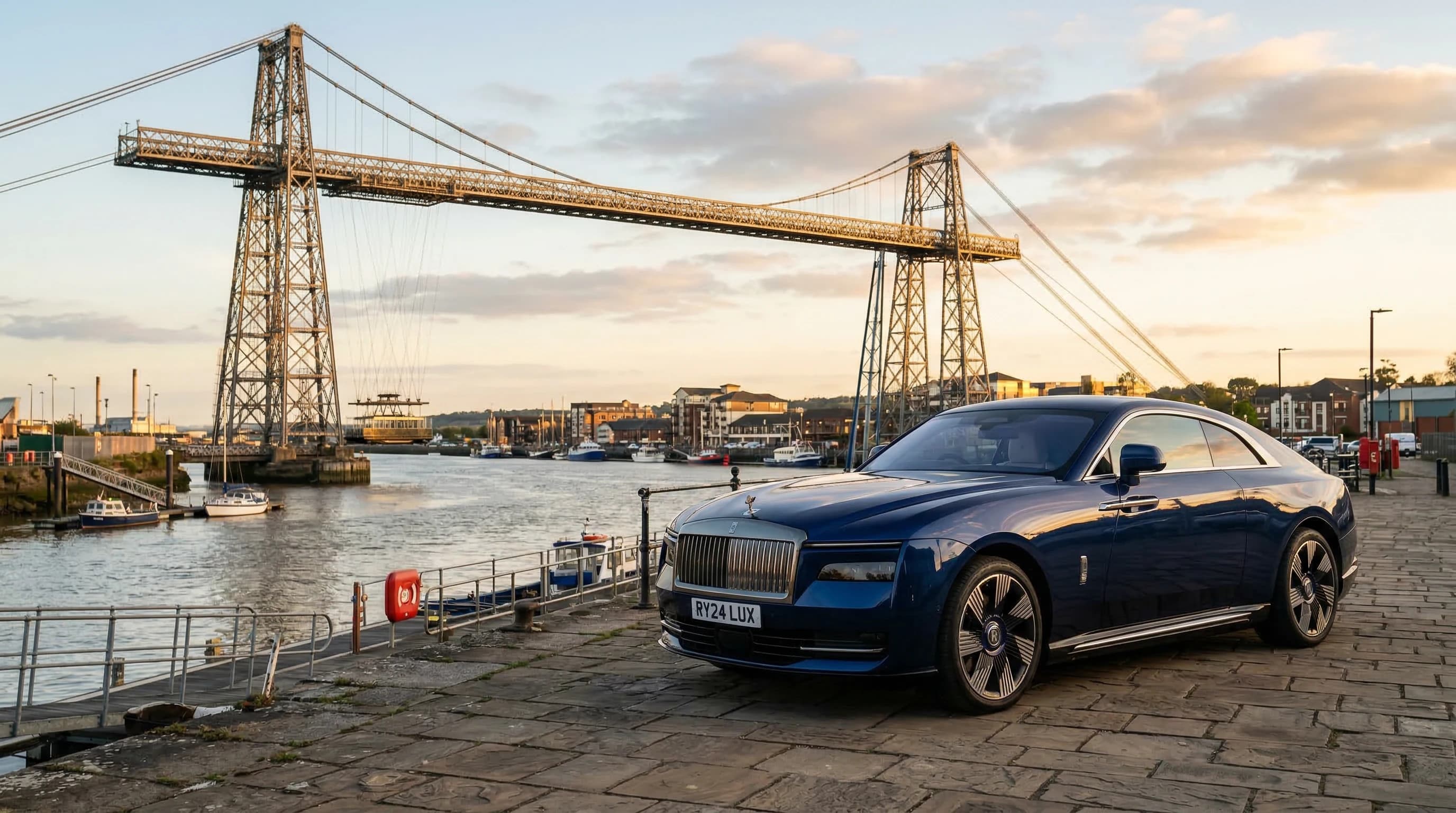 Luxury supercar hire in Newport — self-drive, chauffeur, and wedding car rental