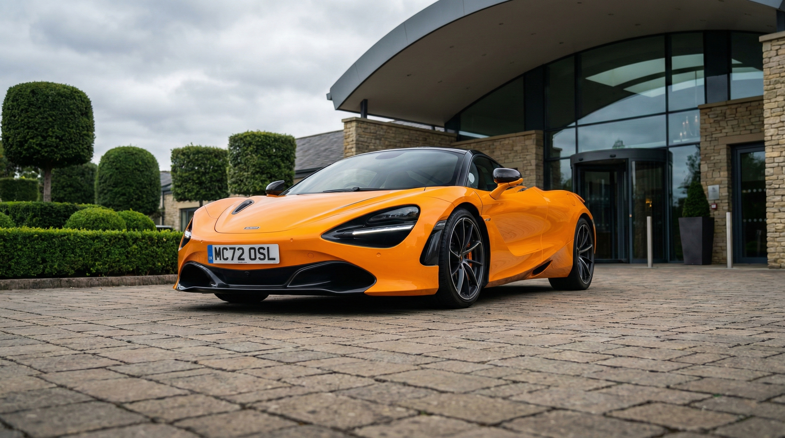 McLaren special occasion hire in Leeds — add photoshoot package to hourly car hire for content creation
