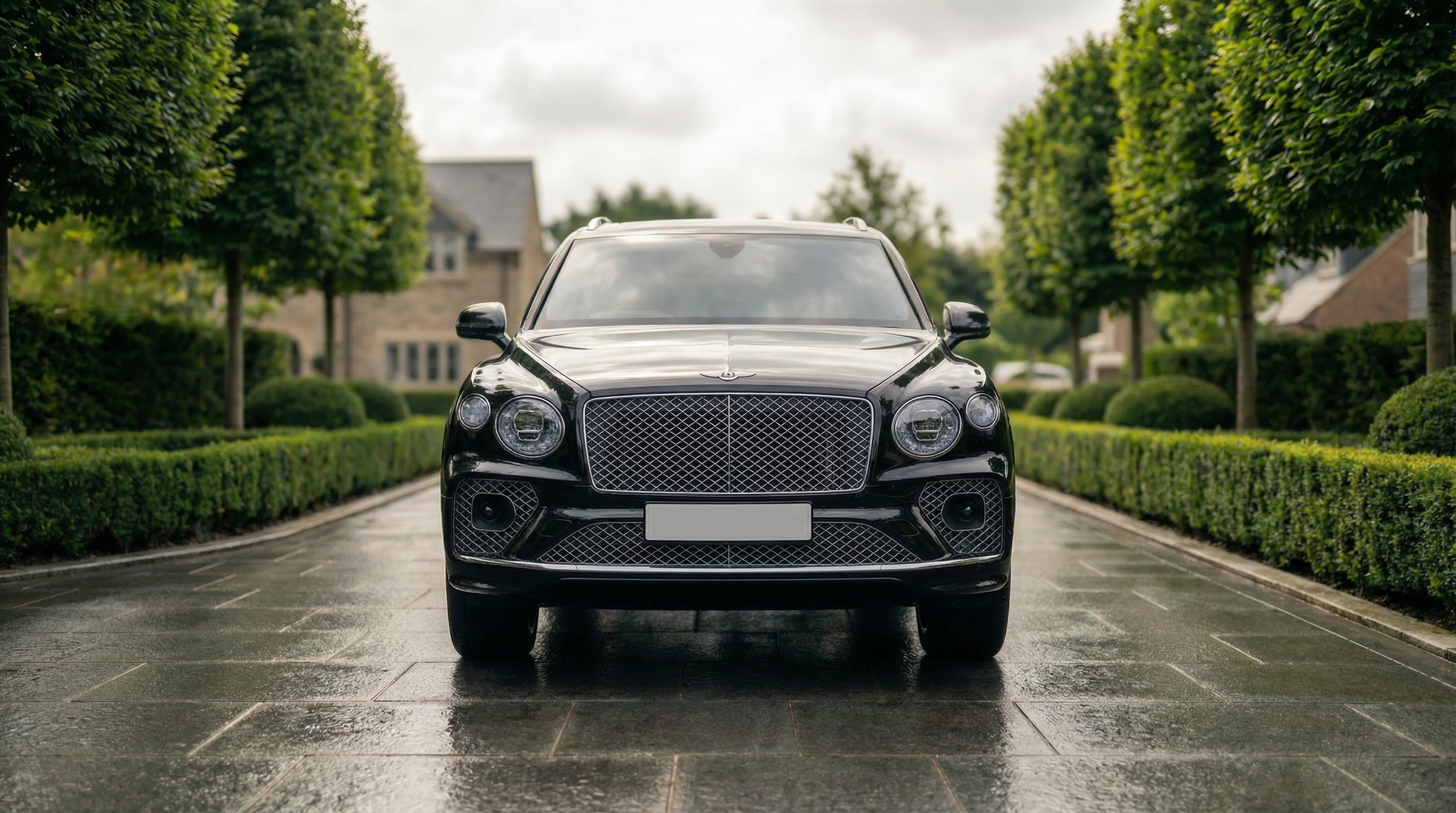 Bentley Bentayga for bridal party transfers in York — luxury SUV for the whole wedding group