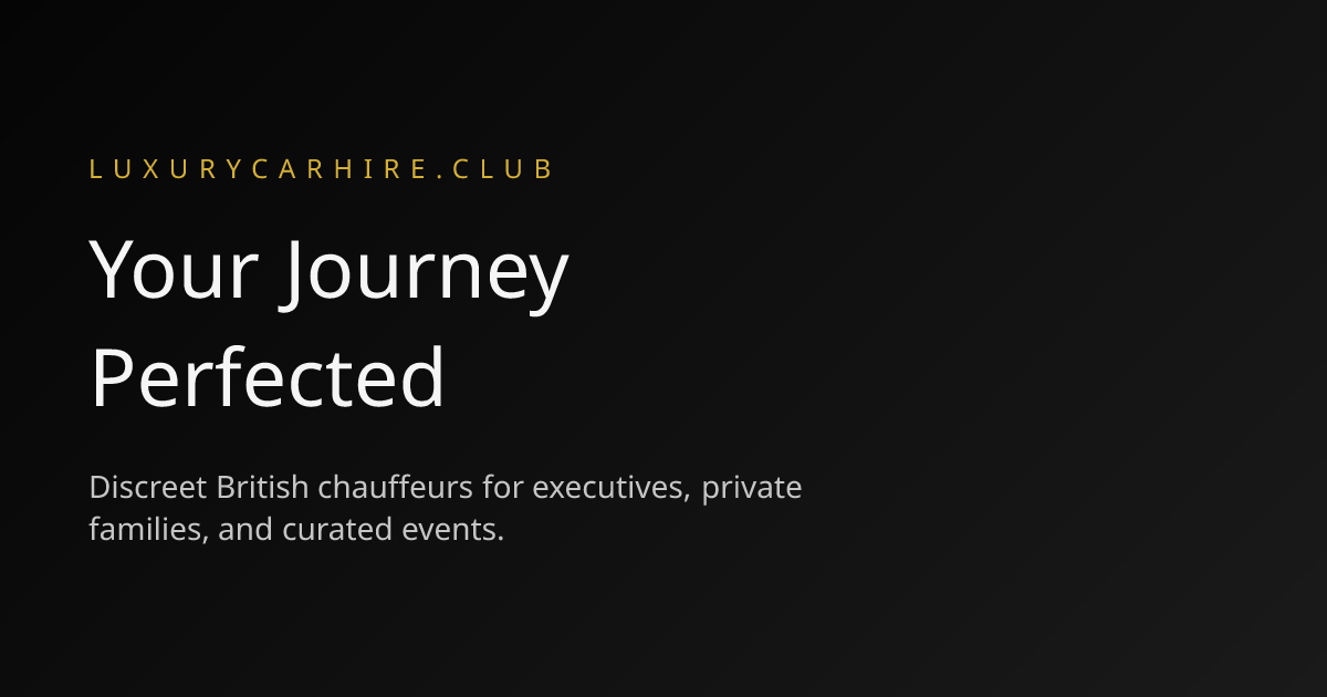 Luxury Car Hire